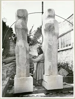 Hepworth: Trewyn Studio, Barnoon Hill, St Ives, Cornwall