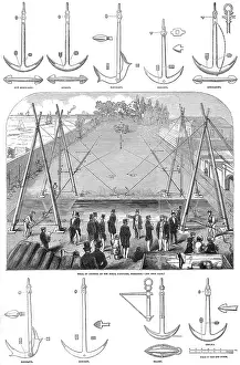 Anchors: Trial of Anchors at the Royal Dockyard, Sheerness 1852