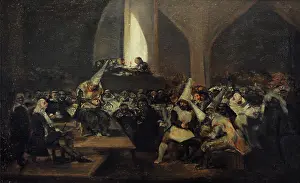 Inquisition: Trial of the Inquisition, circa 1819. Copy of Eugenio Lucas