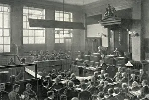Newgate: Trial in progress at the Old Bailey, London