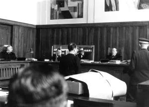 Steyr: Trial against tmurderer Alfred Engleder 1958