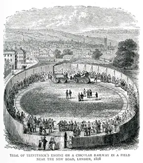 Trevithick: Trial of Trevithick's Engine 1808