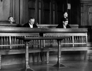 Murders: Trial against Walter and Max Goetze in Berlin, 1938