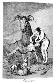 Caprichos: Trials Artist: Francisco Goya