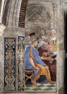 1511: Tribonianus handing the Pandects to Justinian, Raphael