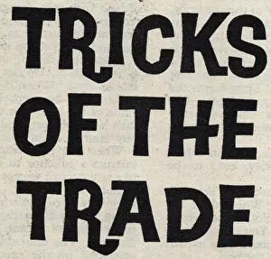 Householder: Tricks of the trade - font and text in Practical Householder