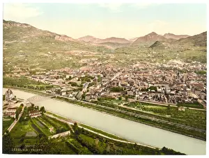 Trient: Trient, general view from S. W. Tyrol, Austro-Hungary