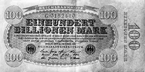 Inflation: One hundred trillion Mark, 1923