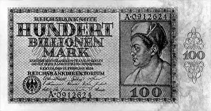 Inflation: One hundred trillion Mark, 1923