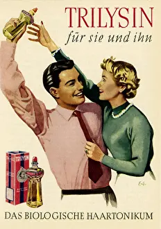 Restorer: Trilysin hair tonic advert