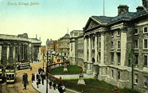 Pilasters: Trinity College, Dublin, Ireland