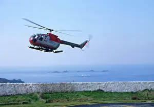 Sennen: Trinity House Service Helicopter of Sennen