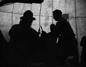 Gadget: Trinity Test Site, Oppenheimer Oversees Assembly, 1945