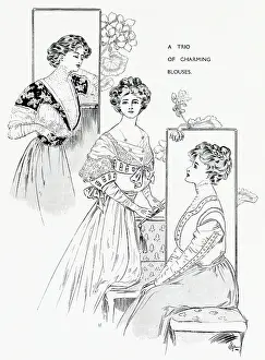 Laced: Trio of charming blouses 1907