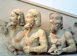 Parthenon: Triple-bodied Monster, know as Bluebeard