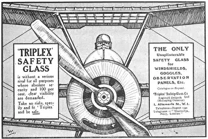 Triplex: Triplex Safety Glass 1918 Advert
