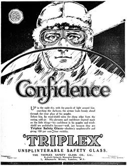 Triplex: Triplex Safety Glass 1919 Advert