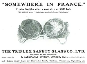 Windshields: Triplex Safety Glass Aeroplane Goggles & Windshields
