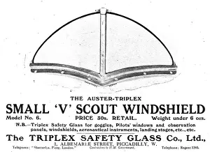 Windshields: Triplex Safety Glass Aeroplane Goggles & Windshields