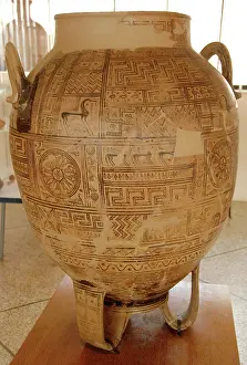 Geometrical: Tripod vase. Greece
