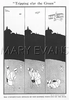 Tripping: Tripping o'er the Green by William Heath Robinson