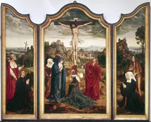 Triptych: Triptych of the Crucifixion. Artist, Quentin Metsys