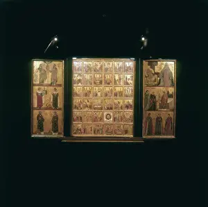 Sartorio: Triptych of Saint Clare, painting