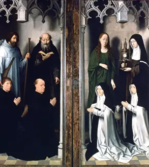 Triptych: Triptych of St John the Baptist and St John the