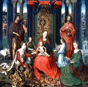 Triptych: Triptych of St John the Baptist and St John the