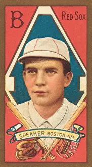 Catchers: Tris Speaker, 1911 baseball card, published