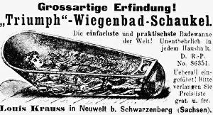 Schwarzenberg: Triumph bath advert