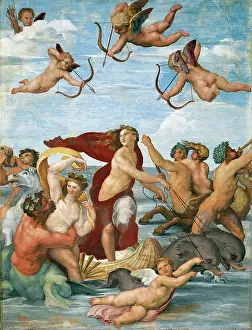 Galatea: Triumph of Galatea, by Raphael