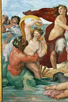 Galatea: Triumph of Galatea, by Raphael (detail)