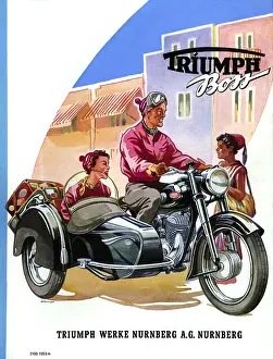 Sightseer: Triumph motorcycle advert