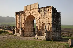 Domna: Triumphal Arch of Caracalla, Volubilis, Meknes-Tafilalet