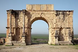 Domna: Triumphal Arch of Caracalla, Volubilis, Meknes-Tafilalet
