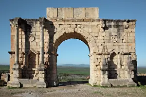 Walili: Triumphal Arch of Caracalla, Volubilis, Meknes-Tafilalet