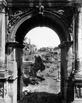 Severus: Triumphal Arch of Septimius Severus, Rome, Italy
