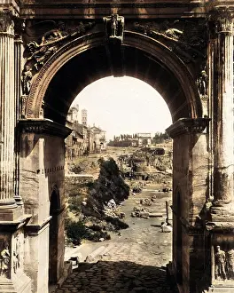 Severus: Triumphal Arch of Septimius Severus, Rome, Italy
