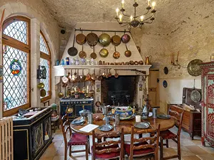 Amboise: Troglodyte kitchen, Chateau Gaillard