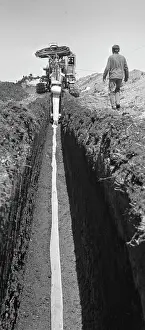 Drainage: Troitsk drainage system under construction