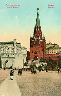 Troitskaya Tower, Kremlin complex, Moscow, Russia