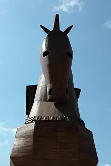 Troia: Trojan Horse model, Troy, Turkey