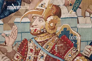 Breadsplate: The Trojan War: Achilles Tent. ca. 1470. Detail