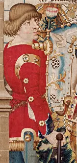 Breadsplate: The Trojan War: Achilles Tent. ca. 1470. Detail