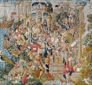 Plunder: The Trojan War: The Rape of Helen. ca. 1470