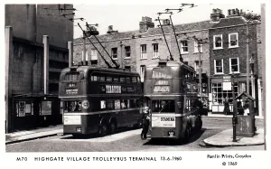 Stamina: Trolleybus terminal, Highgate Village, North London