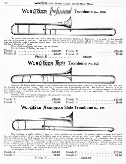 Trombone: Trombone, Wurlitzer