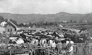 Parking: Troop camp in Bosnia, 1914