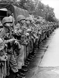 Helmstedt: US troop transport to Berlin leads through Soviet zone